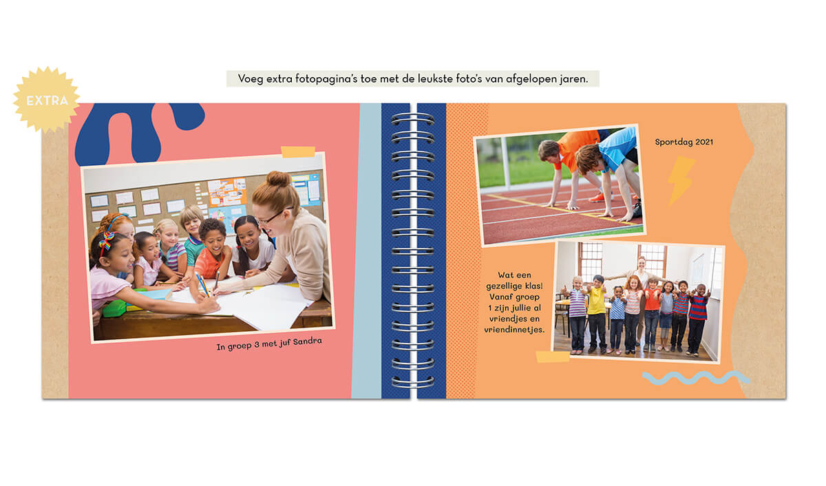 een afscheidsboekje voor de kinderen van groep 8 op de basisschool